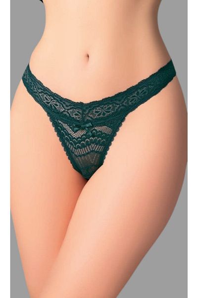 Cooqpoo Green S/M - L/Xl Size Lace String Women Panties