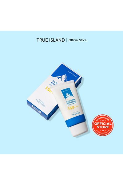 TRUE ISLAND Alaska Aqua Hyaluron Sunscreen Cream with Hyaluronic Acid SPF 50+ / PA++++ 50ml