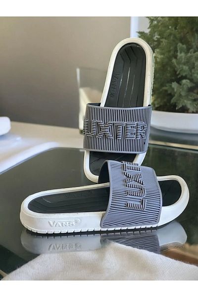 BURAK ALDAY SHOES Non-Slip Non-Slip Beach Daily Men's Slippers Narrow Fit