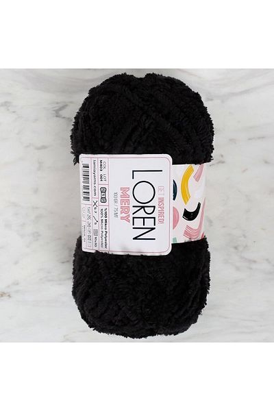 Gökler E Ticaret Loren Mery Black Hand Knitting Lanyard - M403 - 34311