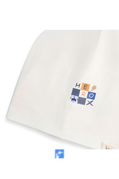 Kardelen Butik Denizli 100% Cotton Double Layer Boy's Combed Cotton Cap (4-8 Years)