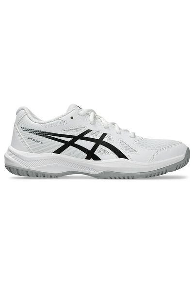 Asics Upcourt 6 Gs Large Unisex Kids White Volleyball Shoes 1074A045-101