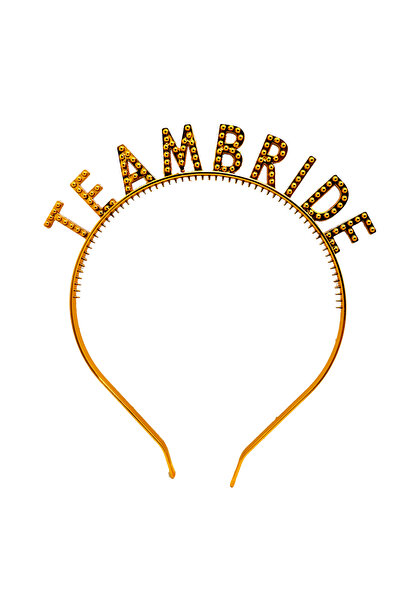 Skygo Gold Color Team Bride Crown – Bride and Bridesmaid Crown