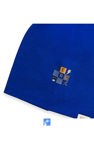 Kardelen Butik Denizli 100% Cotton Double Layer Boy's Combed Cotton Cap (4-8 Years)