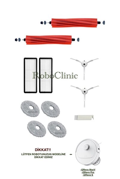 Roboclinic فرشاة بديلة متوافقة مع روبوروك كيو ريفو برو / ماكس في / إس، فلتر ه...