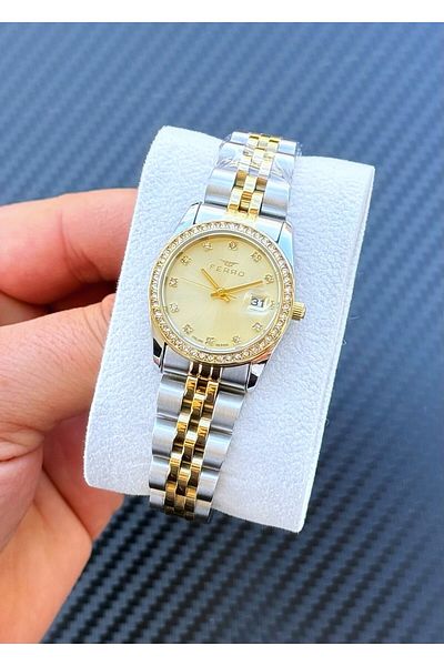 FERRO Two Colors Steel Cord Women Wrist Watch Asw123-I1911Fr