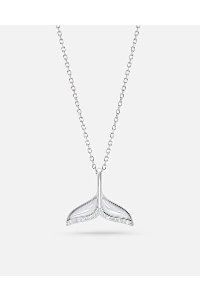 MEKS JEWELS Gümüş Balık Kuyruğu Kolye