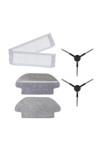 ROPALDE Σετ ανταλλακτικών 6 τεμαχίων συμβατό με ρομπότ ηλεκτρική σκούπα Mİ Robot Vacuum S10 (B106GL)