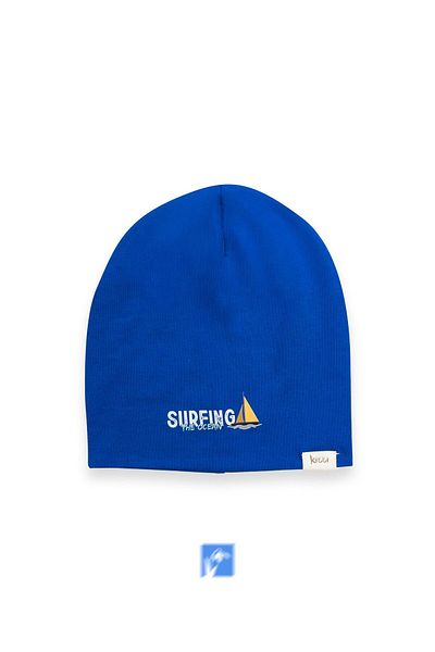 Kardelen Butik Denizli 100% Cotton Double Layer Boy's Combed Cotton Cap (4-8 Years)