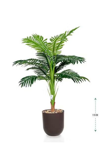 co arma Artificial palm tree simulation tree with natural texture, 115 cm high