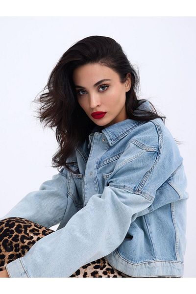Kokosh moda Blue Denim Jacket - 6789 Model