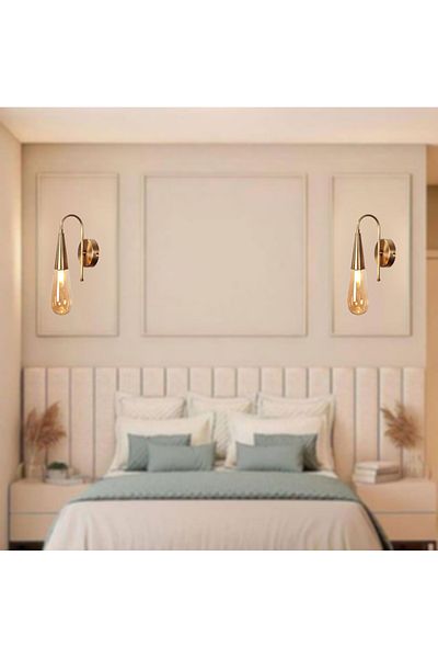 TT AYDINLATMA Tt023-Apl-Fullesk Tt Lighting Drop Model Full Antique Single Sconce