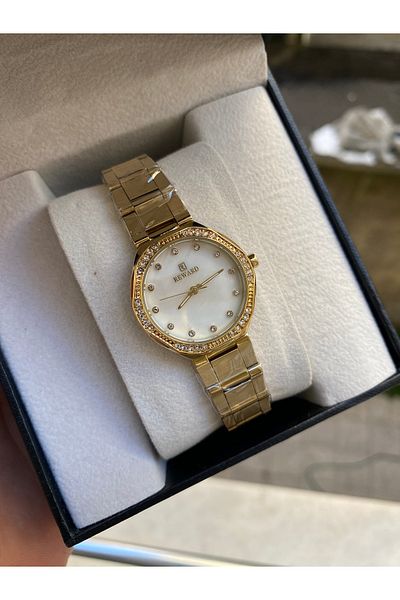 Reward Women's Waterproof Wrist Watch with Gold