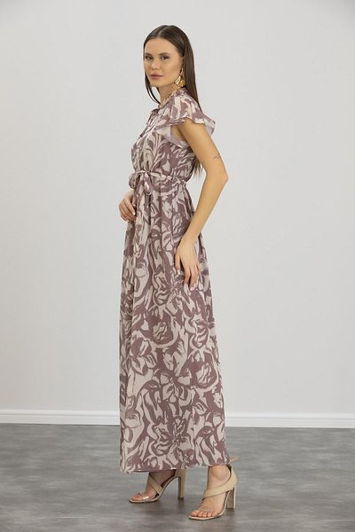 LİYACA Lining Chiffon Maternity Dress