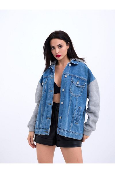 Kokosh moda 6712 Model - Blue Denim Jacket