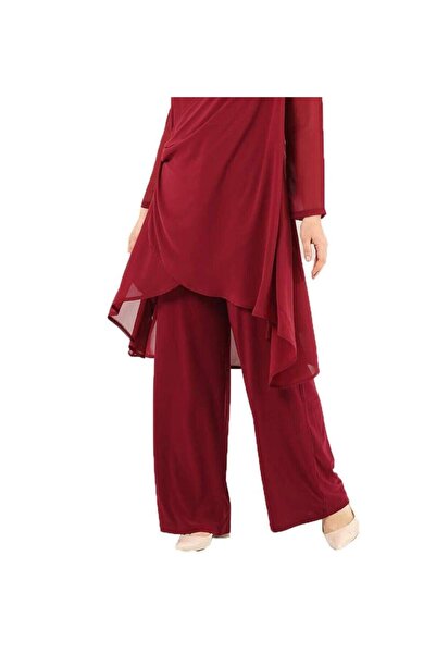 ANGELINO Büyük Beden Likralı Abiye Pantolon DD94P