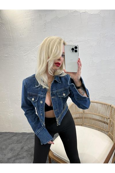 Kokosh moda 6272 Model - Blue Denim Jacket