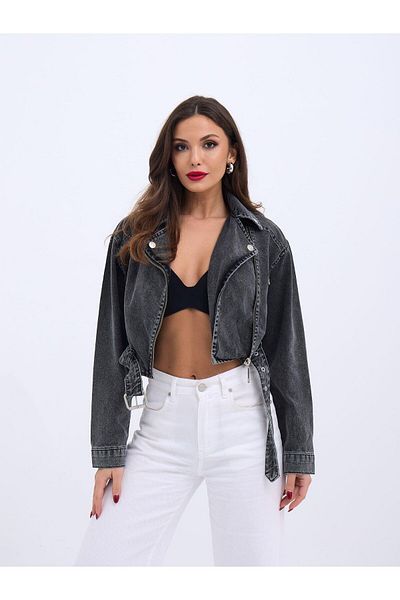 Miracle Omni 6695 Denim Jacket-Black