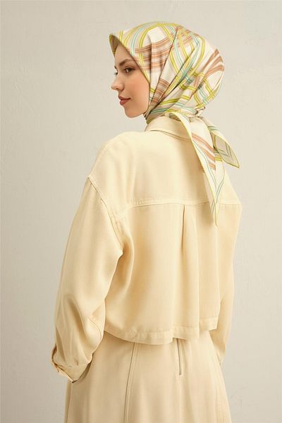 Armine 2025 Spring - Summer - Dj Pure Silk Scarf (Sura)-9333