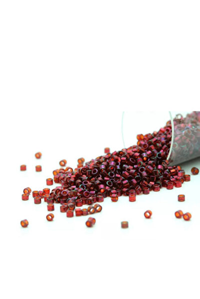 SESİKA HOBİ Оригінальні намистини Miyuki Delica 11/00 червоного кольору, 7,5 ...