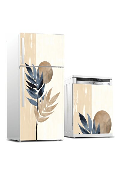 RENKLİ HOBBY Buzdolabı Ve Bulaşık Makinası Kapağı Kaplama Sticker - Kapak Fol...