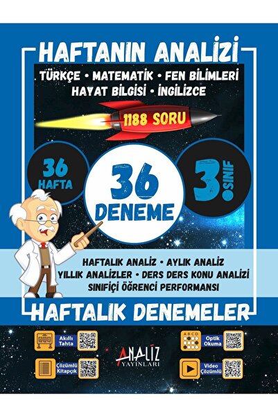 Mutlu Yayıncılık Analiz 3.SINIF HAFTANIN ANALİZİ 36X36