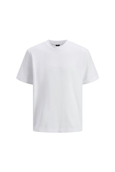 Jack & Jones Beli muški T-shirt - Jcotarmac, opušteni kroj, okrugla kragna , ...