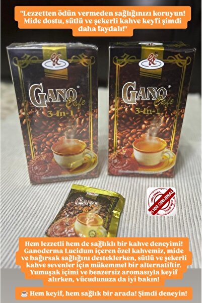 GanoExcel Gano Excel Gano 3 In1 Kahve 2 Adet