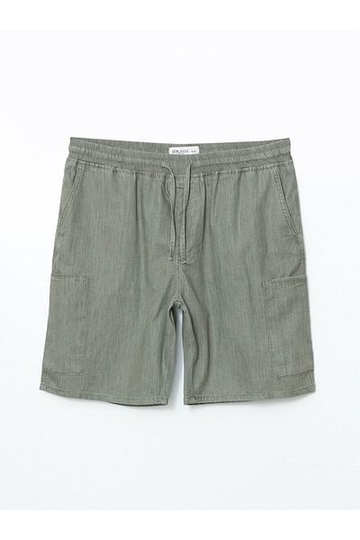 LC Waikiki Lcw Jeans Green Comfortable Fit Men's Jean Shorts