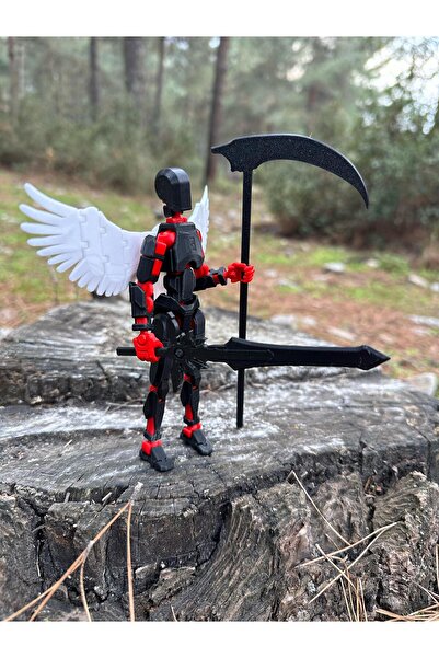 Phoenix Koleksiyon Dummy13 Titan13 Tüm Eklemleri Hareketli Robot Figür Oyuncak Melek Kanat + 6 Adet