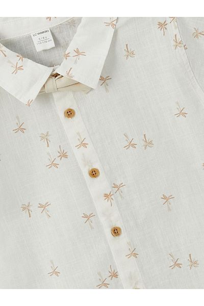 LC Waikiki New Season Boy's Shirt and Shorts with Bow Tie 2-Piece Set - S5Fh21Z1
