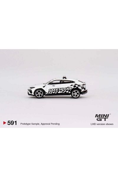 mini gt 1/64 Scale Collectible Model Vehicle Mgt00591 Lamborghini Urus / 2022 Macau Gp Official Safet