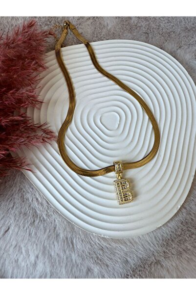 ACCESSORYHUB B Harfi İtalyan Zincir Kolye