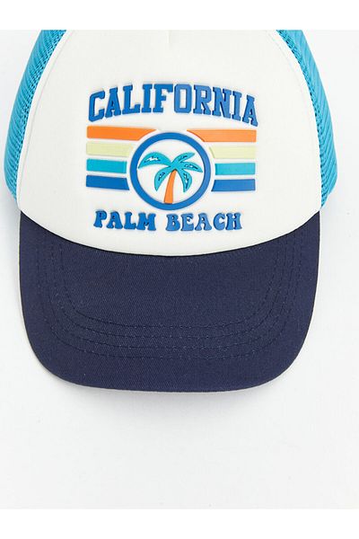 LC Waikiki New Season Printed Mesh Detailed Boy's Cap - S5G530Z4