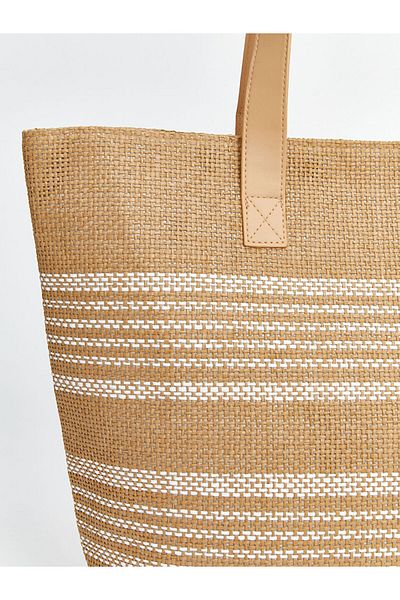 LC Waikiki Geantă de plajă pentru femei New Season Wicker - S5CR07Z8