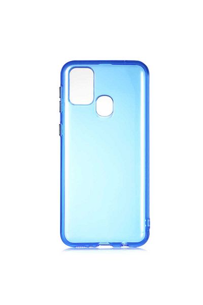 HTstore غطاء حماية Zore Bistro متوافق مع Galaxy M31 - أزرق