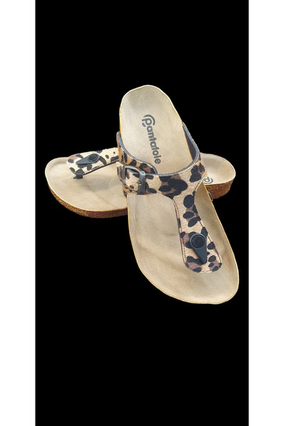 COMFORT OF PANTOFOLE Σαγιονάρες με σχέδιο λεοπάρ