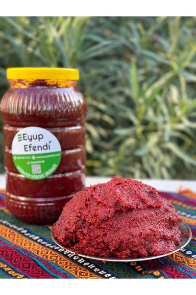 eyup efendi Antep Usulü Acı Biber Salçası Güneş Kurusu - 3 KG ( Yeni Mahsül)