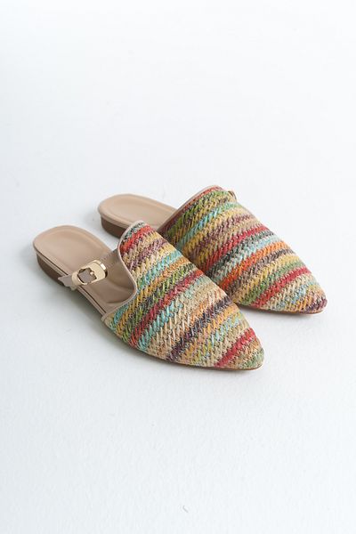 Liza Shoes VOLENTA Γυναικείες Ψάθινες Παντόφλες A003-K606