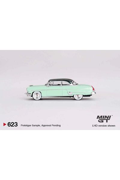 mini gt 1/64 Lincoln Capri 1954 Parklane Green / Bloomfield Green Mgt00623