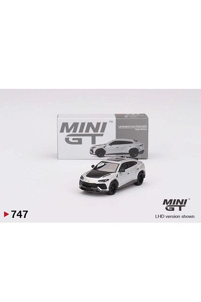mini gt 747 Lamborghini Urus Performante Grigio Nimbus Lhd Model Car