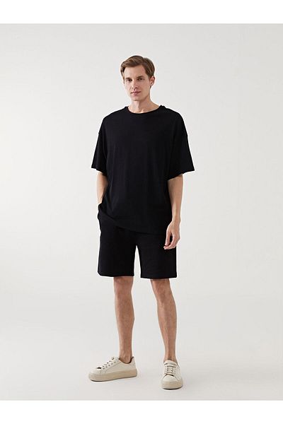LC Waikiki Ανδρικό T-Shirt από βαμβακερό χτενισμένο λαιμό