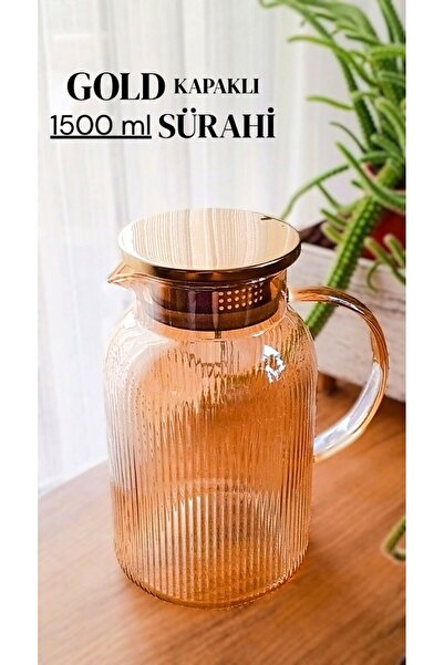 BRE HOME Cam Sürahi 1500 ml Ateşe Dayanıklı