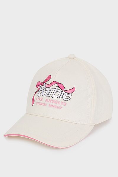 DeFacto Girl's Barbie Embroidered Cotton Cap Hat E0410A825Sm