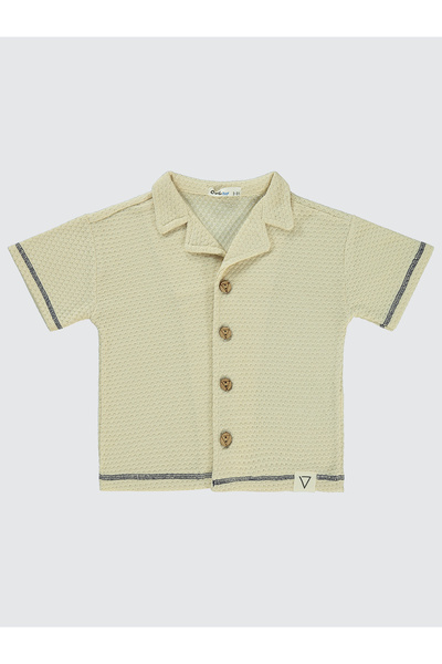 Civil Boys 2-5 Years Old Boy's Shirt - Ecru