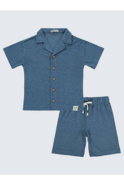Civil Boys Σετ δύο τεμαχίων - Ναυτικό μπλε - Μακρύ