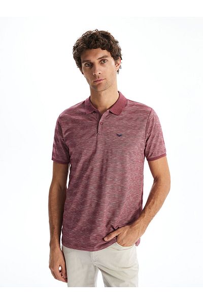 LC Waikiki Tricou pentru bărbați cu mânecă scurtă cu gât polo LCW ECO brodat