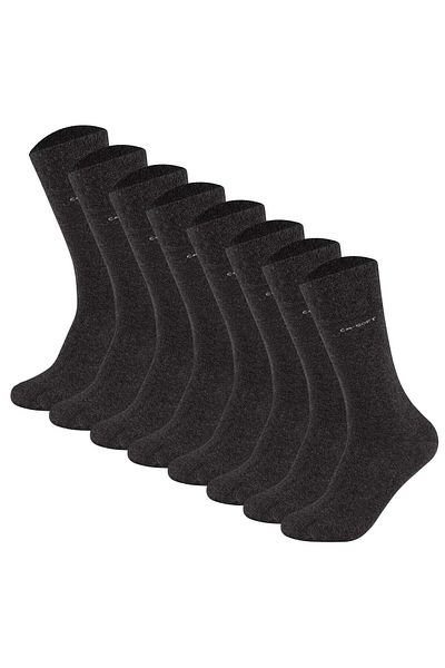 camano Unisex Socken - Soft Socks, einfarbig, 8er Pack