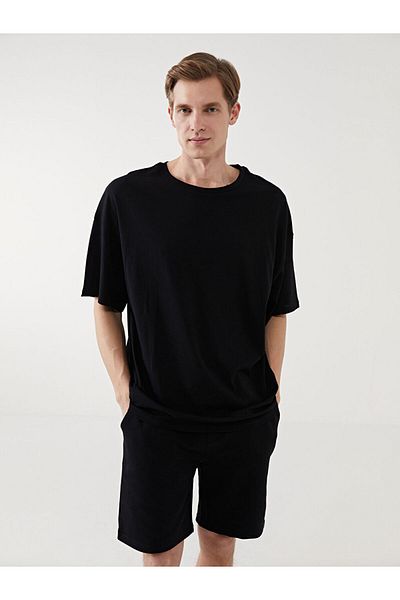 LC Waikiki Ανδρικό T-Shirt από βαμβακερό χτενισμένο λαιμό