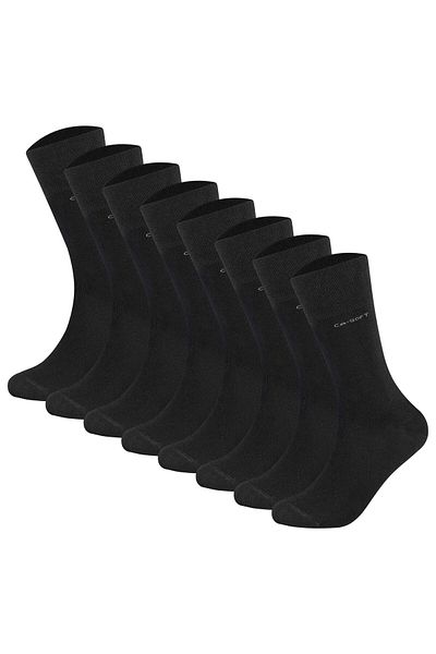 camano Unisex Socken - Soft Socks, einfarbig, 8er Pack